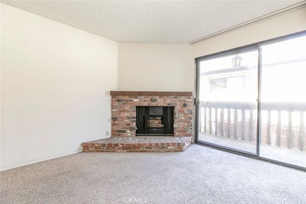 Empty room, Fireplace, Interior