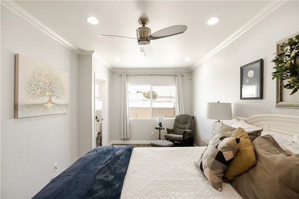 Bedroom, Interior, Recessed Lighting