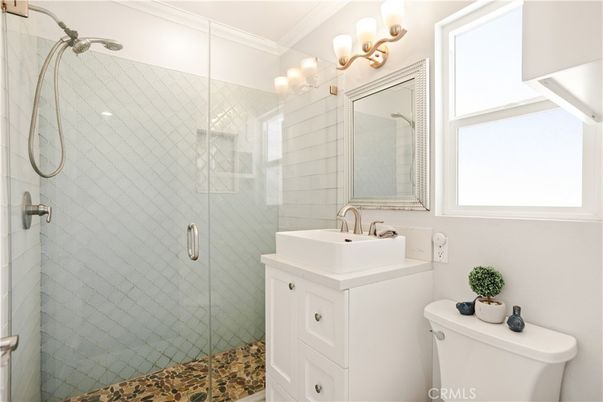 Bathroom, Glass Shower, Interior