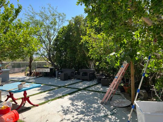 Backyard, Exterior