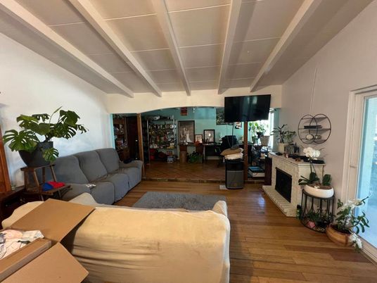 Fireplace, Interior, Living room, Wood Texture Flooring