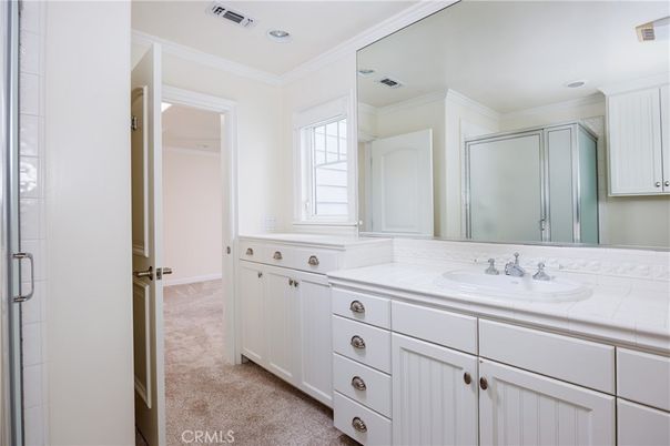 Bathroom, Interior, Recessed Lighting, Tile Countertops
