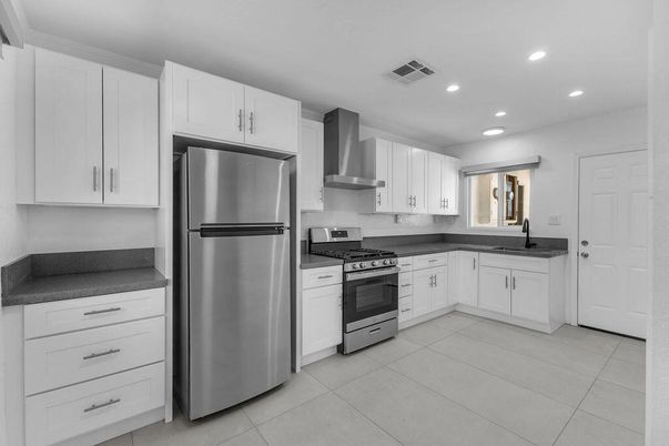Interior, Kitchen, Recessed Lighting, Stainless Steel Appliances