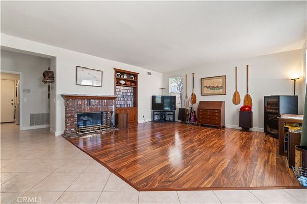 Fireplace, Interior, Wood Texture Flooring
