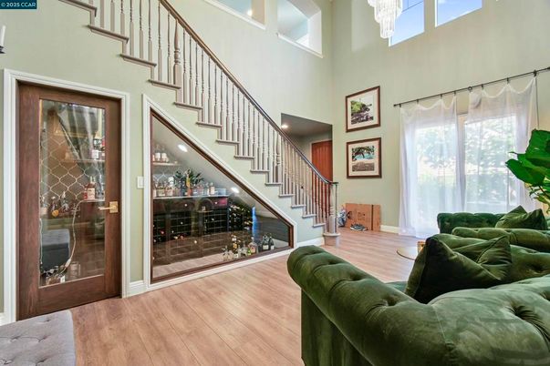 Chandelier, Interior, Living room, Wood Texture Flooring