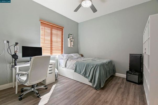 Bedroom, Home Office, Interior, Wood Texture Flooring