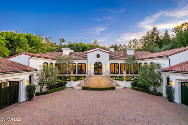 Attached, Backyard, Exterior, Facade, Spanish Mediterranean