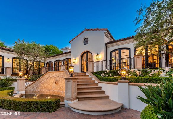 Exterior, Facade, Spanish Mediterranean