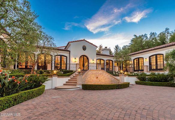 Backyard, Exterior, Facade, Spanish Mediterranean
