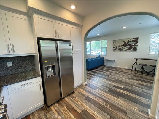 Interior, Recessed Lighting, Stainless Steel Appliances, Wood Texture Flooring