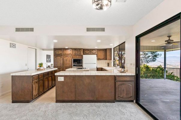 Interior, Kitchen, Recessed Lighting, Tile Countertops