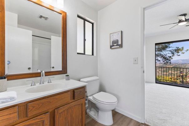 Bathroom, Interior, Wood Texture Flooring