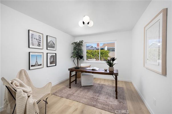 Home Office, Interior, Wood Texture Flooring