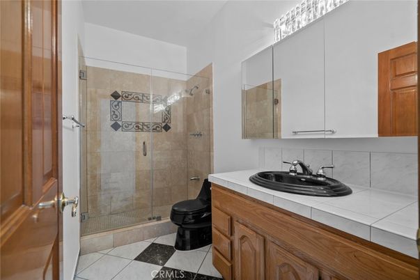 Bathroom, Glass Shower, Interior, Tile Countertops