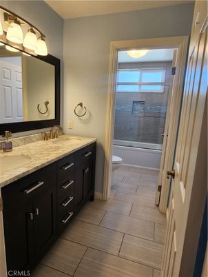 Bathroom, Dual Sink Vanities, Glass Shower, Interior