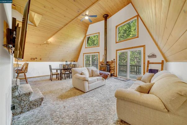 Dining room, Interior, Living room, Wooden Ceilings