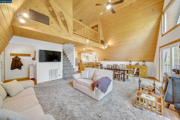 Dining room, Interior, Kitchen, Living room, Wooden Ceilings, Wooden Walls