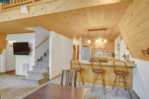 Interior, Kitchen, Pendant Lights, Wooden Ceilings