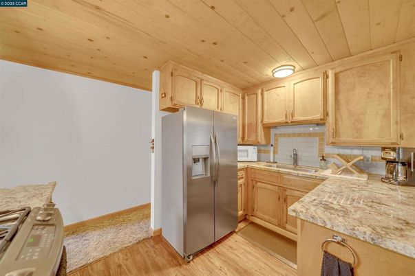 Interior, Kitchen, Wooden Ceilings, Wood Texture Flooring
