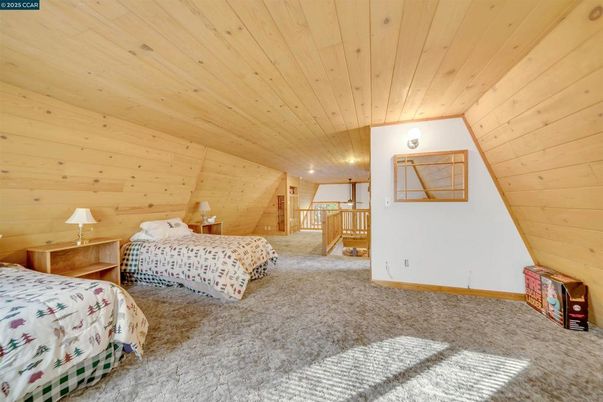 Bedroom, Interior, Wooden Ceilings