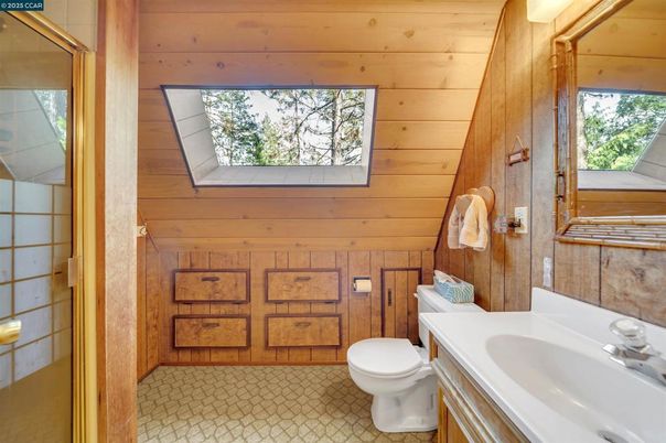 Bathroom, Interior, Wooden Walls