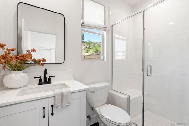 Bathroom, Glass Shower, Interior