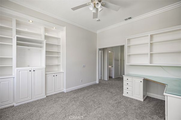 Home Office, Interior, Recessed Lighting