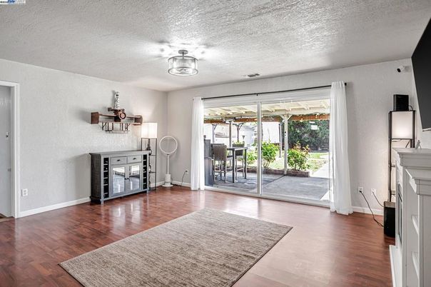 Fireplace, Interior, Wood Texture Flooring