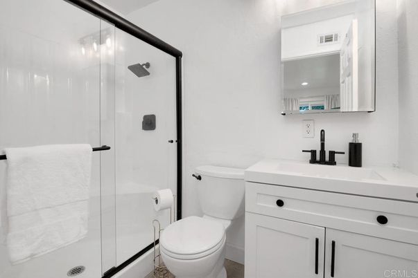 Bathroom, Glass Shower, Interior