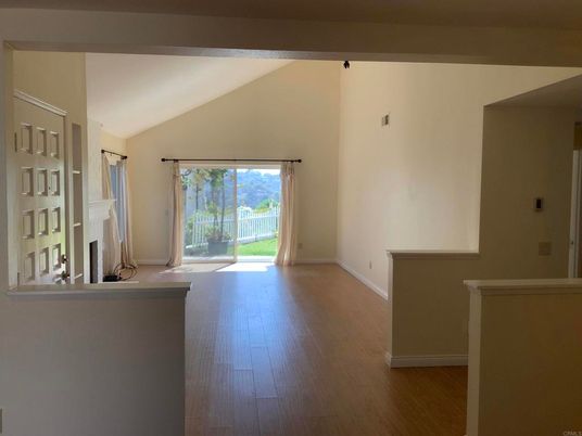 Empty room, Fireplace, Interior, Wood Texture Flooring