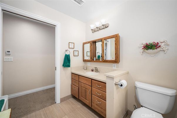Bathroom, Dual Sink Vanities, Interior, Wood Texture Flooring