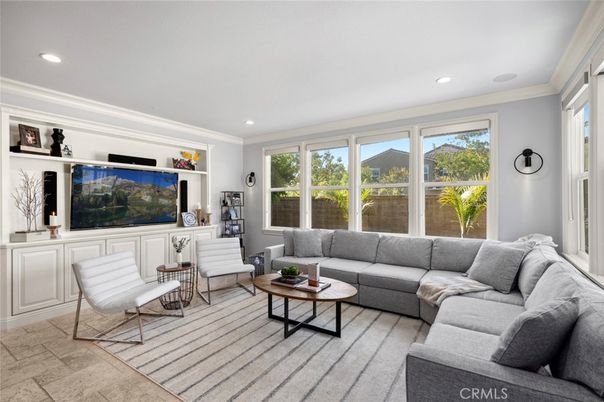 Interior, Living room, Recessed Lighting