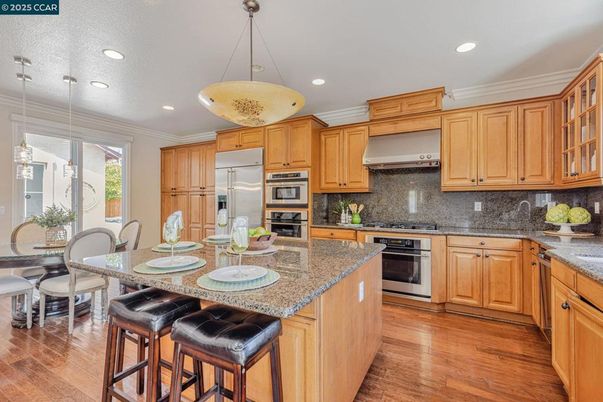 Interior, Kitchen, Wood Texture Flooring