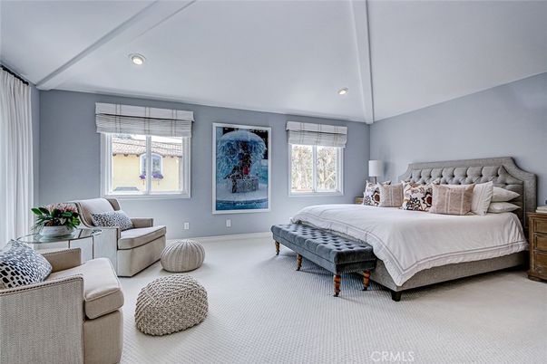 Bedroom, Interior, Recessed Lighting