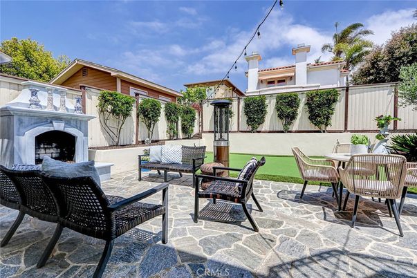 Backyard, Exterior, Fireplace