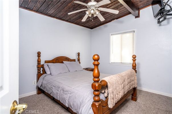 Bedroom, Interior, Wooden Ceilings
