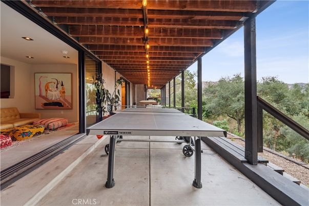Game Room, Interior, Wooden Beams