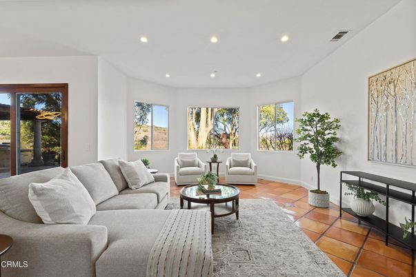 Interior, Living room, Recessed Lighting