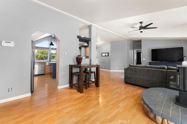 Dining room, Interior, Kitchen, Living room, Wood Texture Flooring
