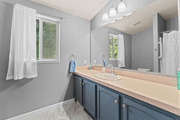 Bathroom, Interior, Marble, Tile Countertops