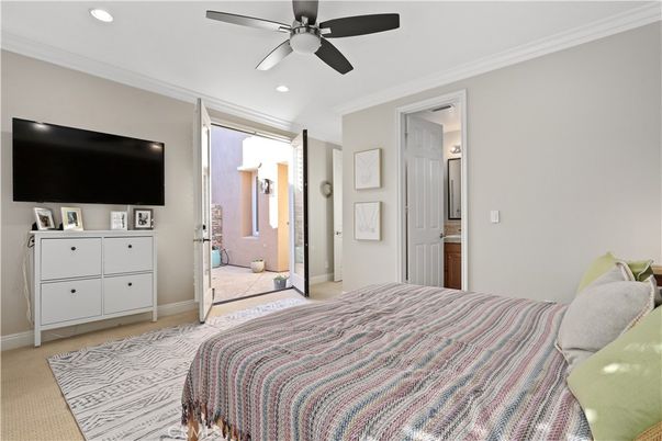 Bedroom, Interior, Recessed Lighting