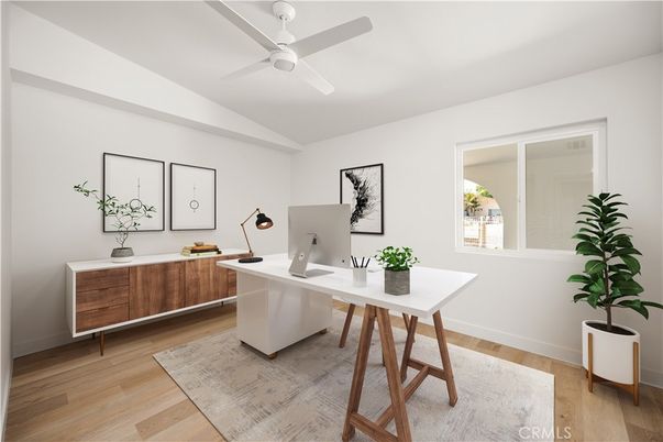 Home Office, Interior, Wood Texture Flooring