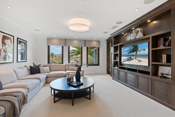 Interior, Living room, Recessed Lighting