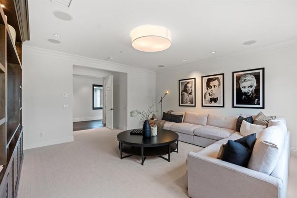 Interior, Living room, Recessed Lighting