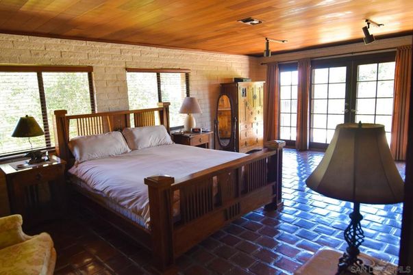 Bedroom, Interior, Stone Walls, Wooden Ceilings
