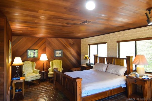 Bedroom, Interior, Stone Walls, Wooden Ceilings, Wooden Walls