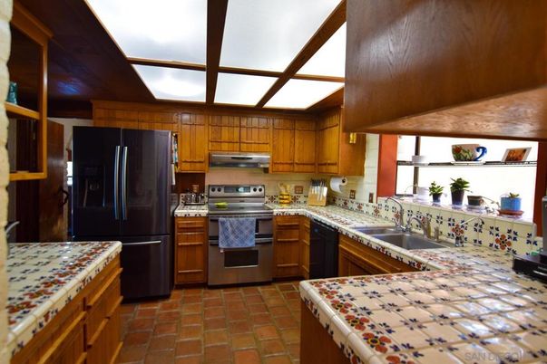 Interior, Kitchen, Stainless Steel Appliances, Tile Countertops