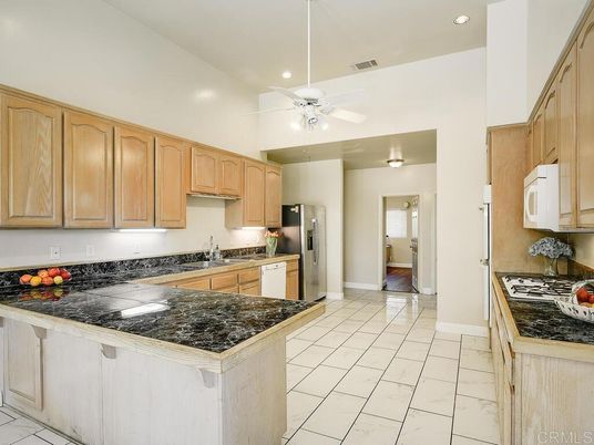 Interior, Kitchen, Marble, Recessed Lighting