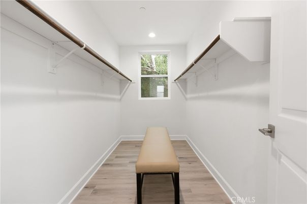 Interior, Recessed Lighting, Walk-in Closets, Wood Texture Flooring