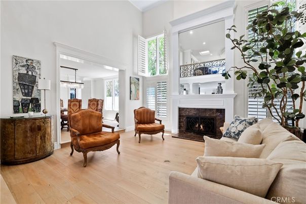 Chandelier, Fireplace, Interior, Living room, Wood Texture Flooring